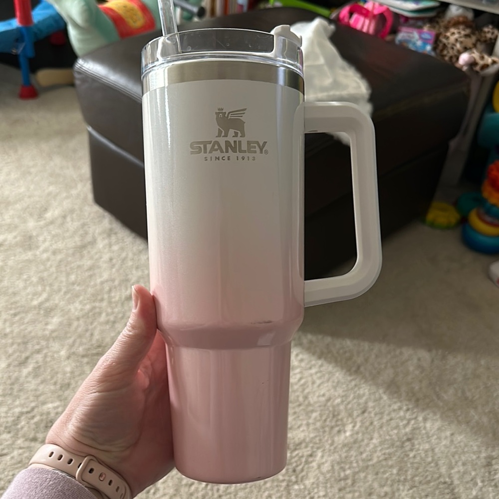 Stanley Pink Tumbler with Handle